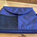 ONLY $12! NEW! L.L. Bean blue polyester/canvas padded travel laptop case, 12″ x 15″