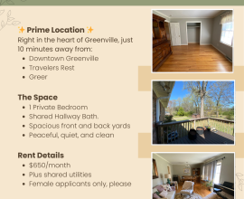 Room for Rent for Female